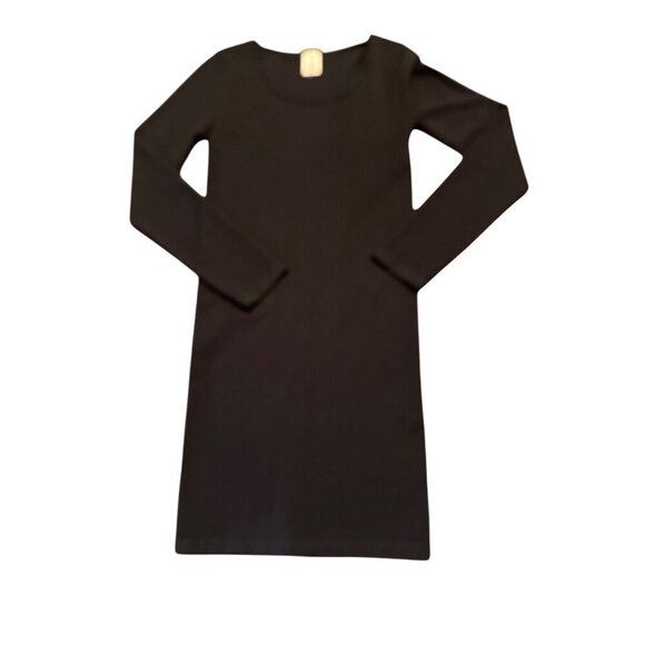 Long-Sleeve Black Dress O/S By Orange Almost Naked Body Con - Picture 1 of 4